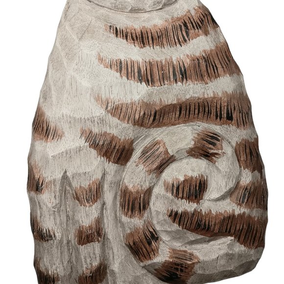 Boyds Collection Wood Carved Calico Cat signed J. Dudley - Picture 3 of 10